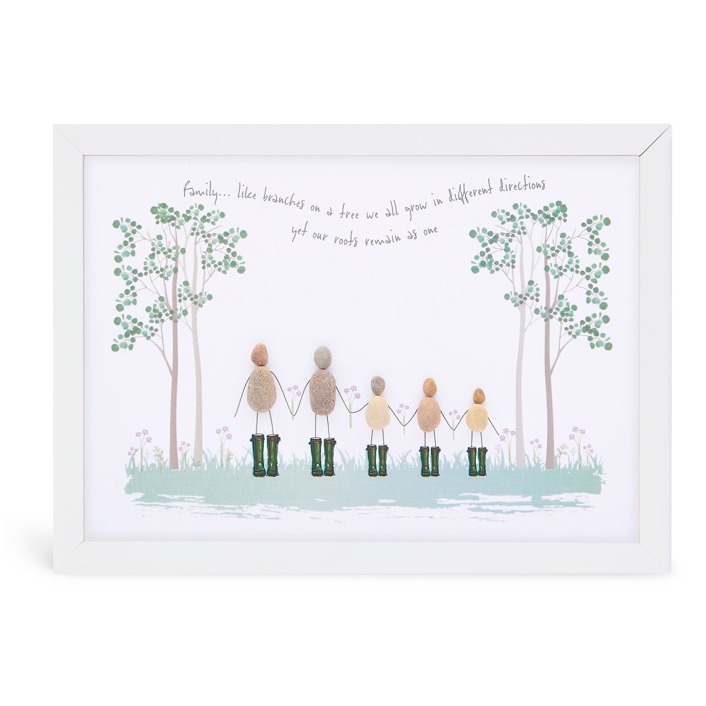 A4 Welly - Family.... like branches on a tree we all grow in different directions yet our roots remain as one
