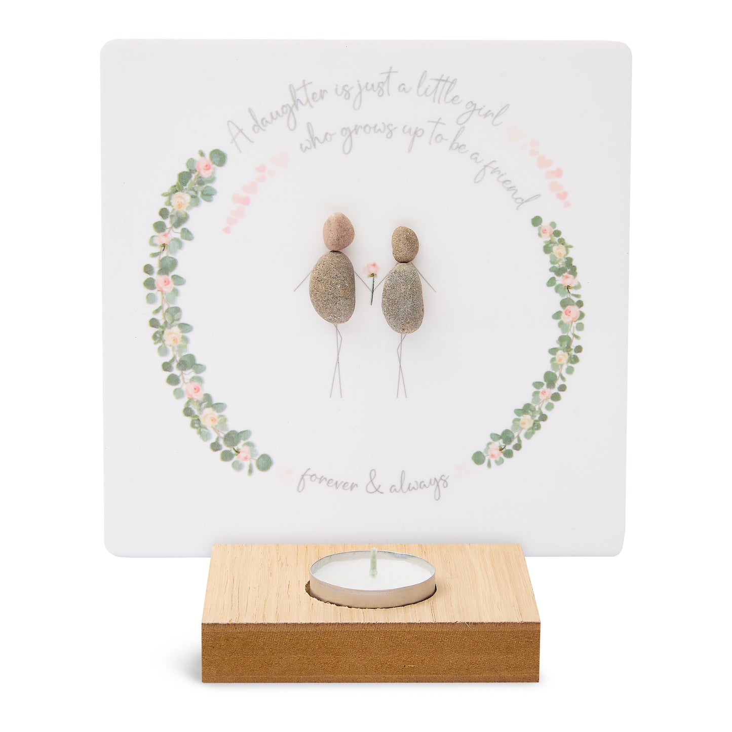 T-Lite Holder - A daughter is just a little girl who grows up to be a friend