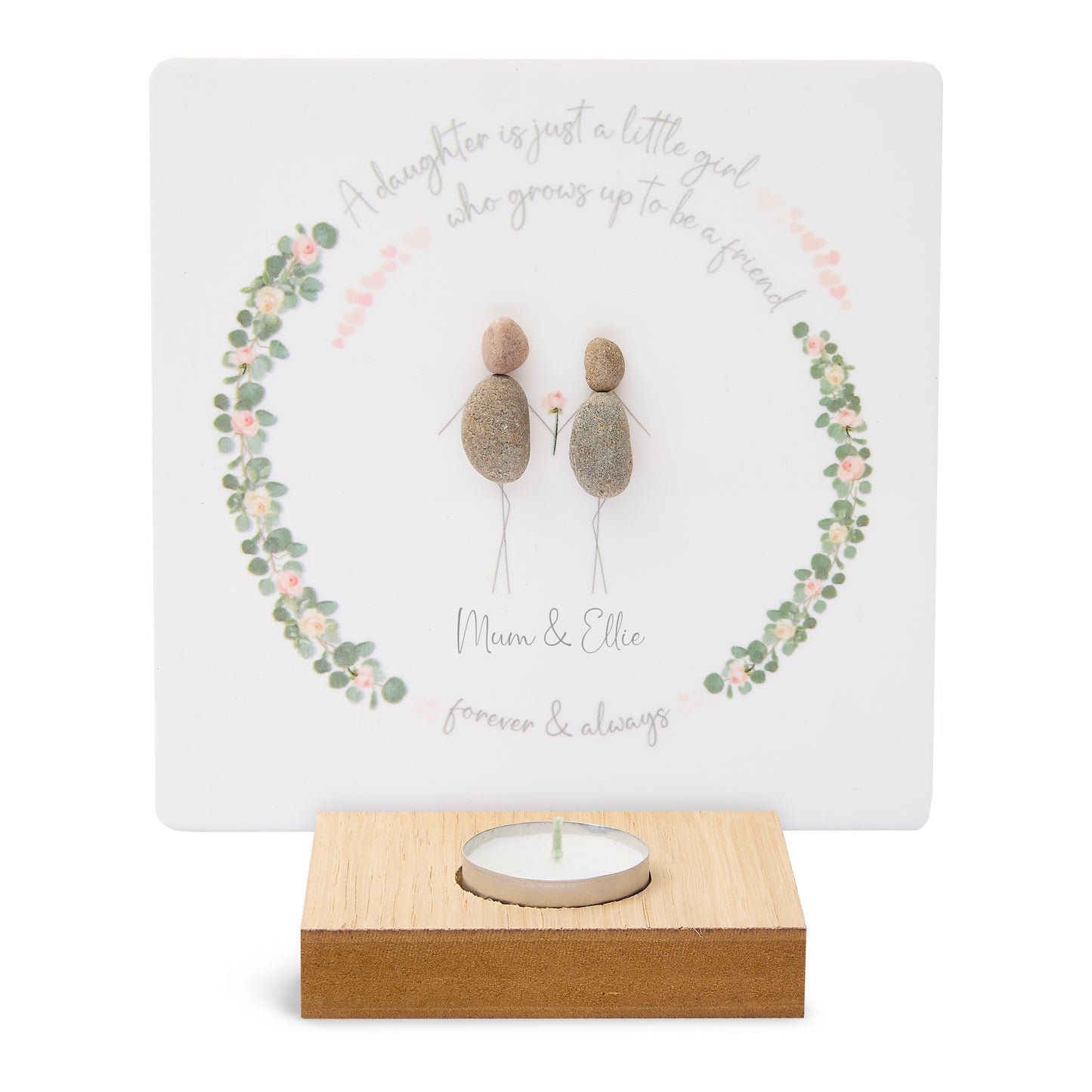 T-Lite Holder - A daughter is just a little girl who grows up to be a friend