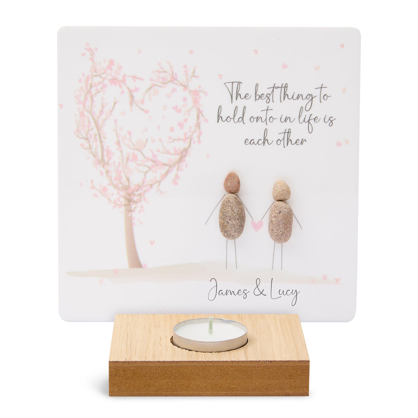 T-Lite Holder - The best thing to hold on to in life is each other