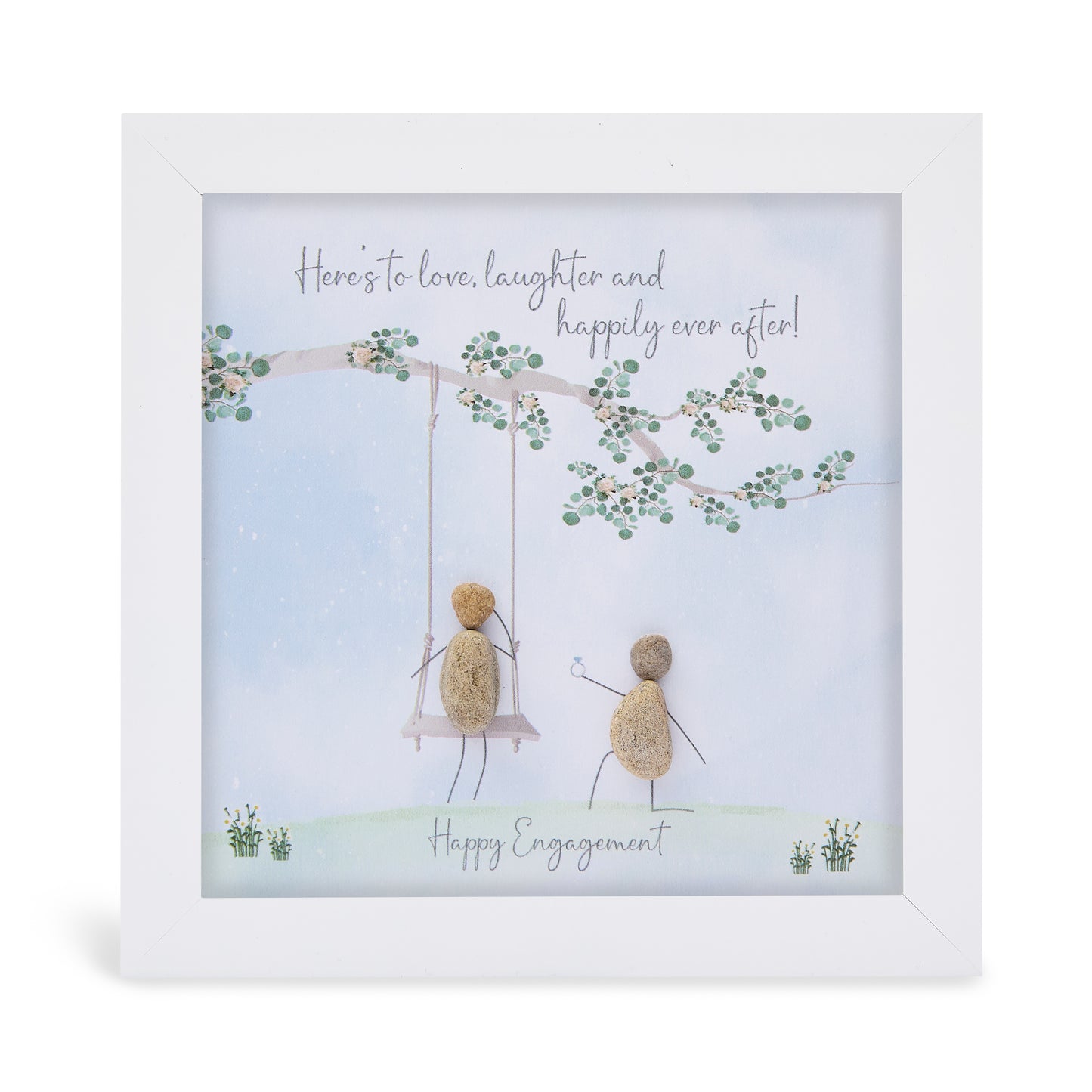 Midi - Engagement - Here's to love, laughter and happily ever after, Happy Engagement