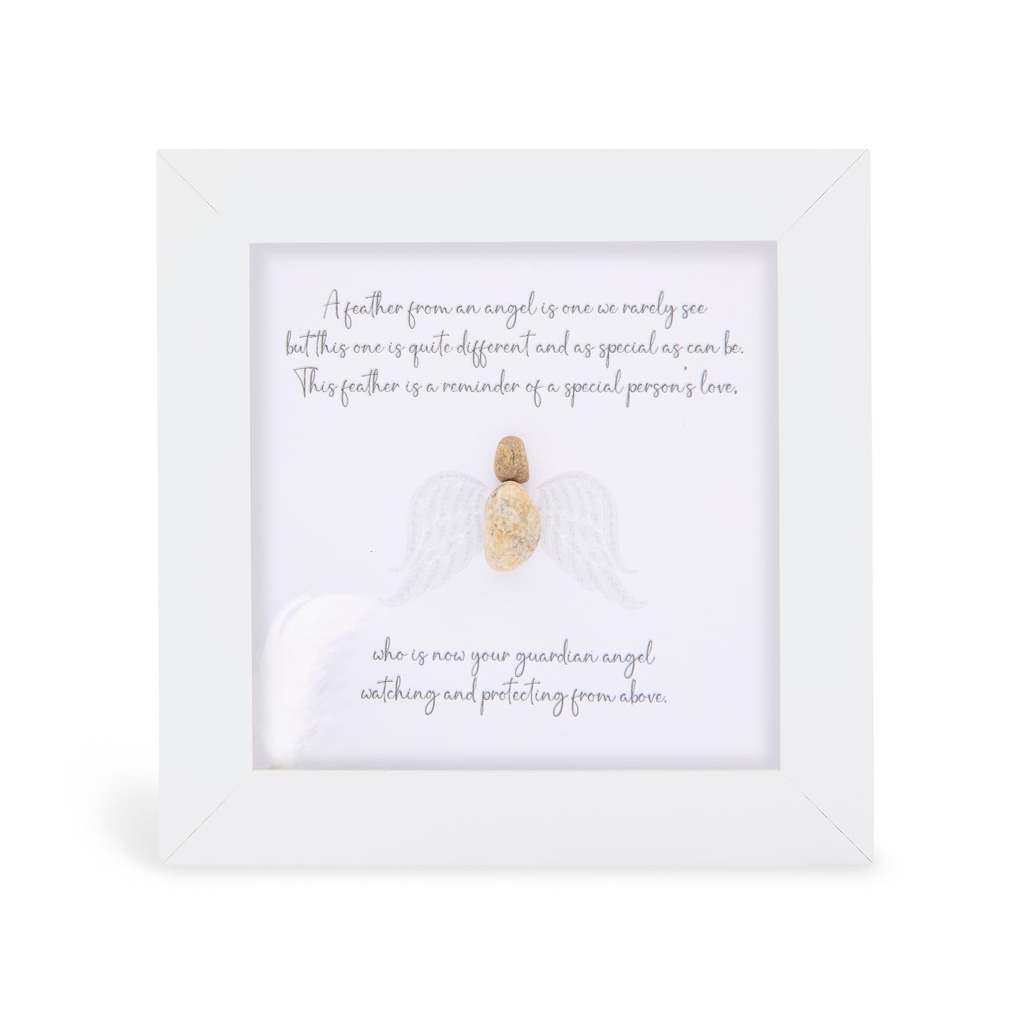 Memorial - Guardian Angel - 'A feather from an angel' Poem