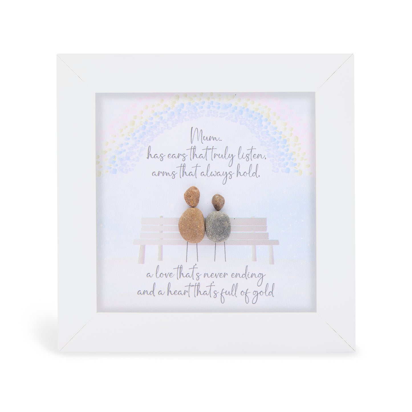 Mini - Mum…has ears that truly listen, arms that always hold, a love that’s never ending and a hearts that’s full of gold