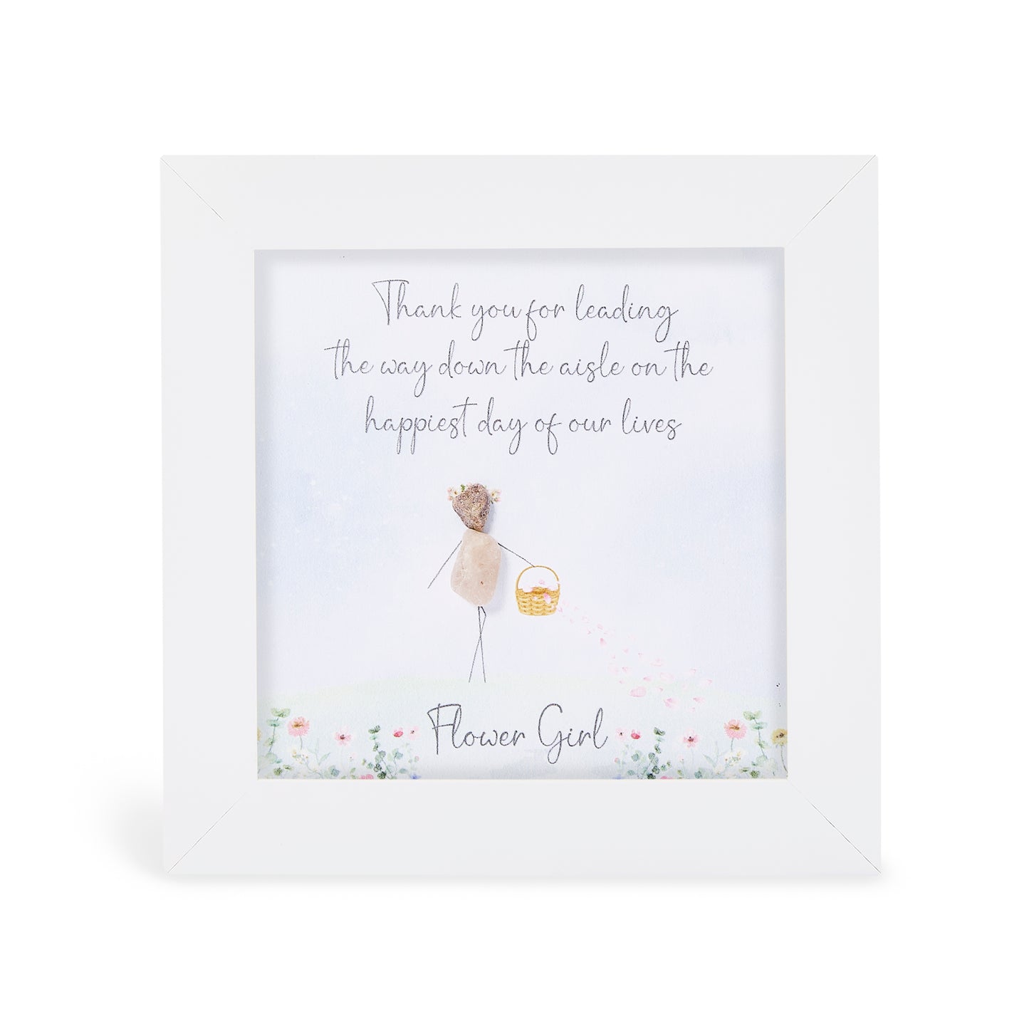 Mini - Flower Girl - Thank you for leading the way down the aisle on the happiest day of our lives
