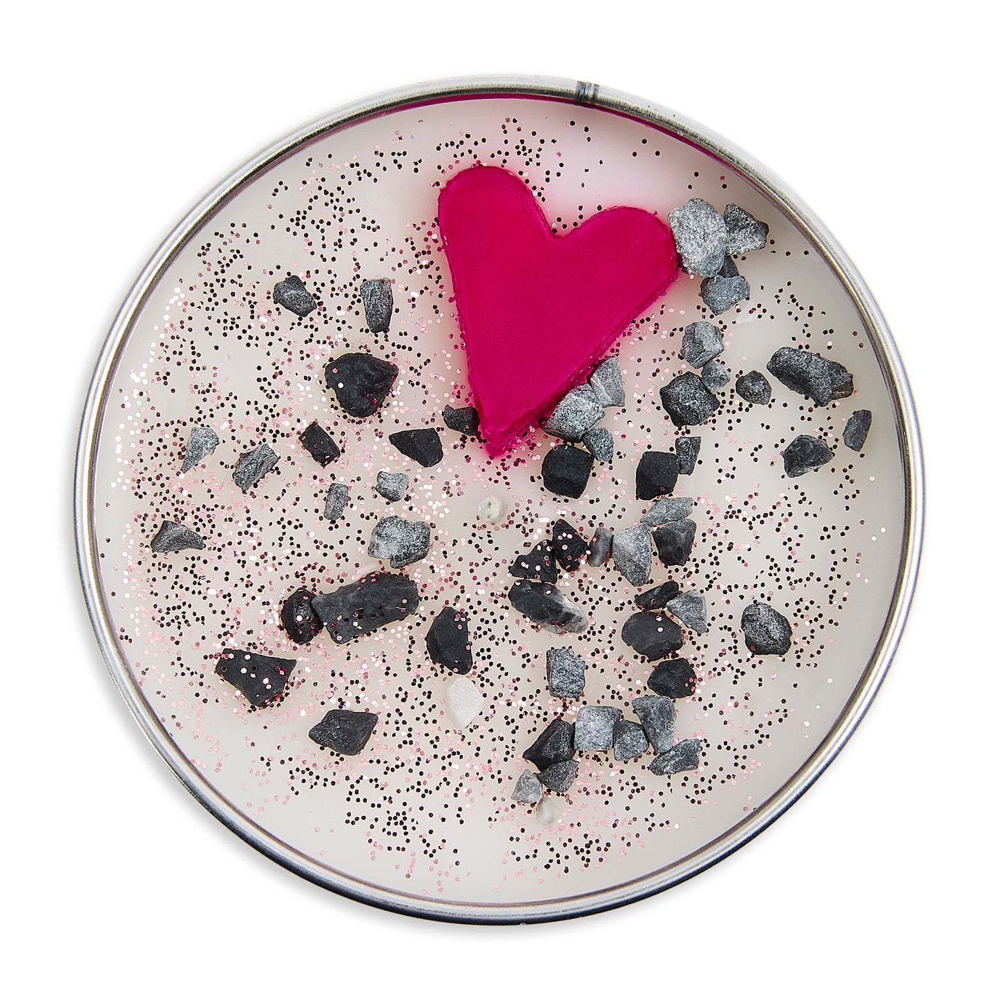 Pebble Candle Tin - With love from me to you