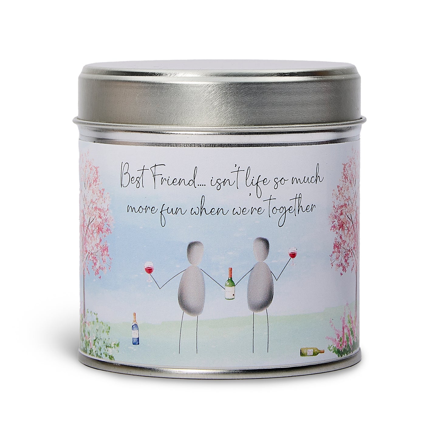 Pebble Candle Tin - Best Friend.... Isn't life so much more fun when we're together