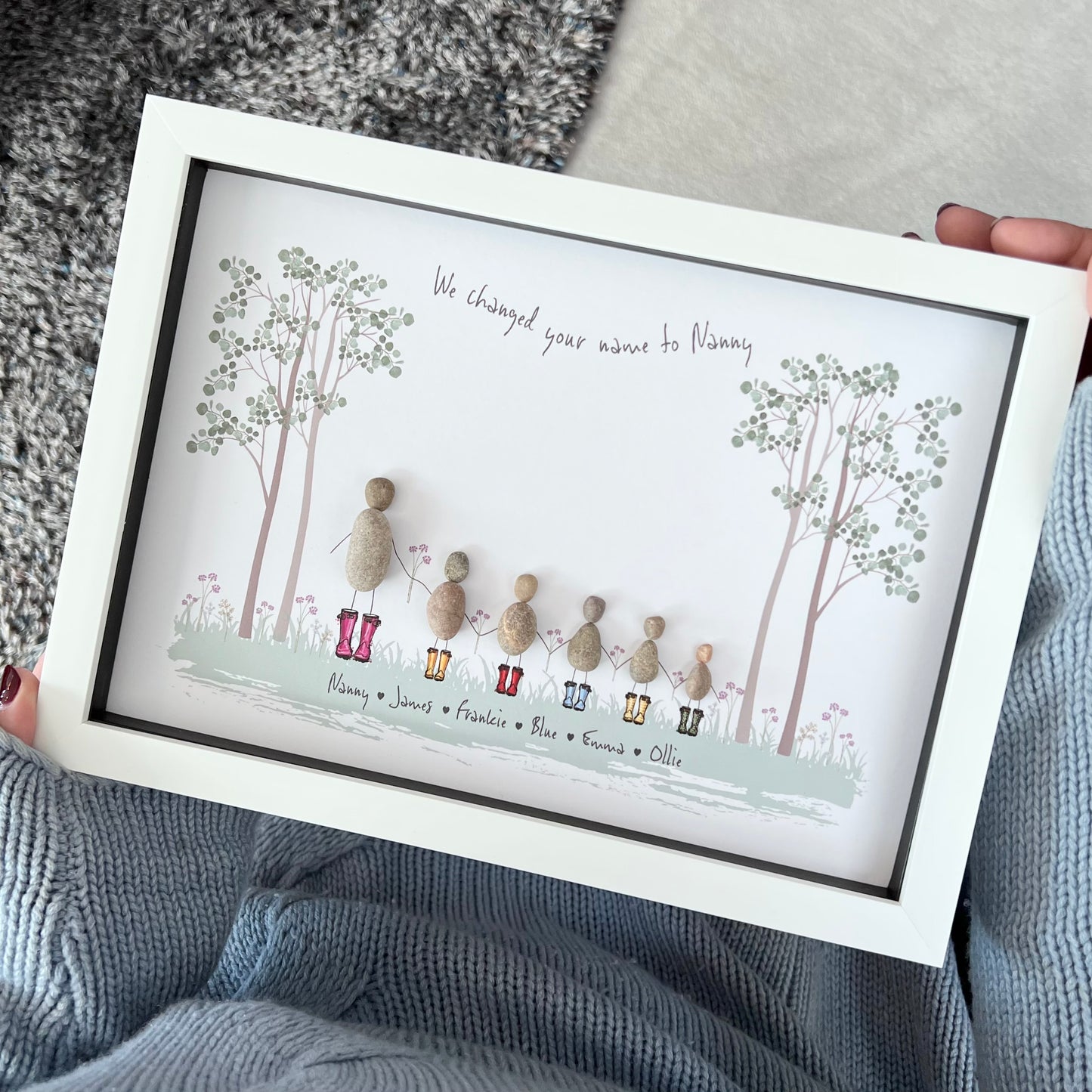 A4 Welly - Family.... like branches on a tree we all grow in different directions yet our roots remain as one