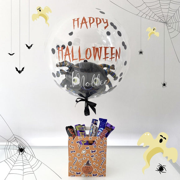 La de da Living Personalised Spooky Halloween Gifts Treats Balloons for Kids