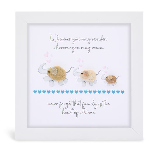 Midi - Elephants - Wherever you may wonder, wherever you may roam, never forget that family is the heart of a home