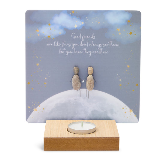 T-Lite Holder - Good friends are like stars, you don’t need to see them but you know they are there