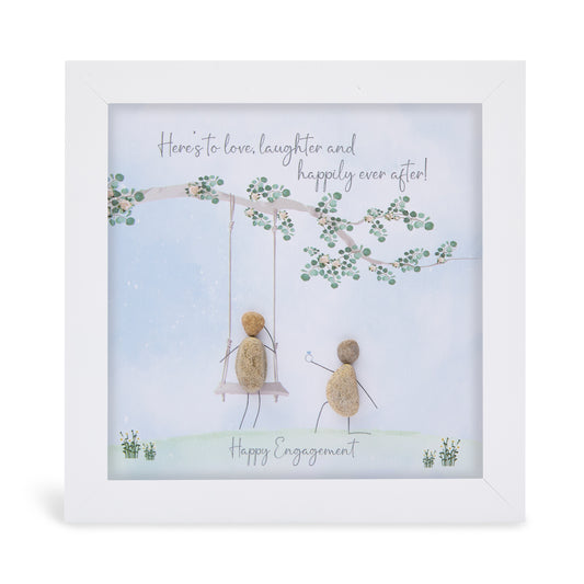 Midi - Engagement - Here's to love, laughter and happily ever after, Happy Engagement