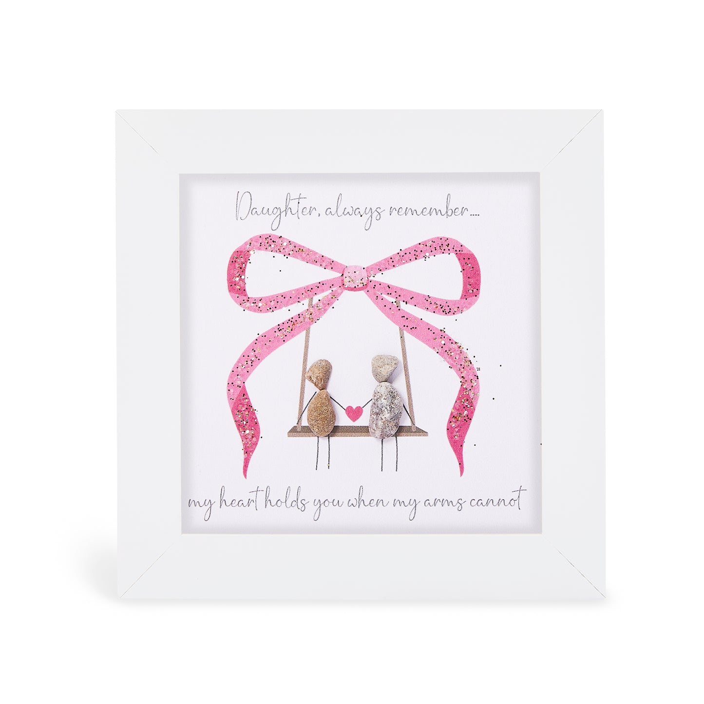 Mini Glitter - Daughter - Always remember my heart holds you when my arms cannot