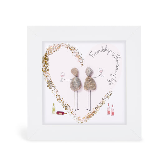 Mini Glitter - Friend - Friendship is the wine of life