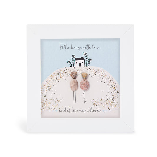 Mini Glitter - Home - Fill a house with love and it becomes a home