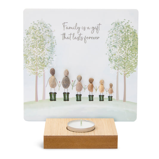T-Lite Holder -  Family is a gift that lasts forever