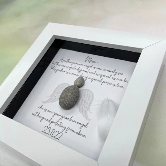 Memorial - Guardian Angel  - 'A feather from an angel' Poem