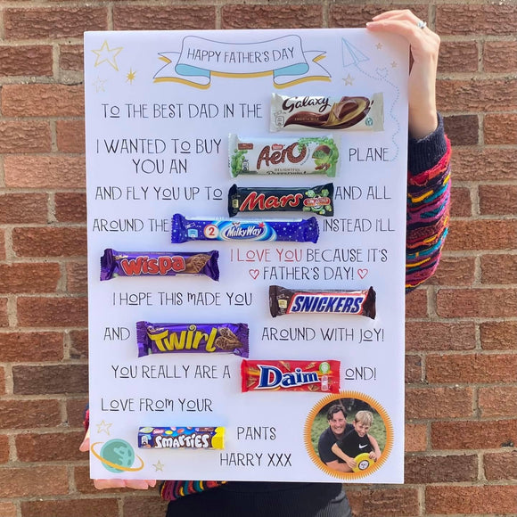 Father's Day / Family / Friend Chocolate Message Board