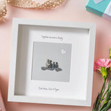 Personalised Natural Grey Pebble Picture