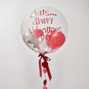 Personalised Love Gumball Confetti Bubble Balloon
