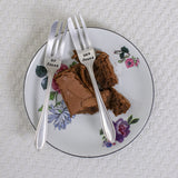 Personalised Cake Fork Set