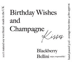 Pop Candle - Birthday Wishes & Champagne Kisses