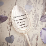 Personalised Silver Plated Vintage Serving Spoon