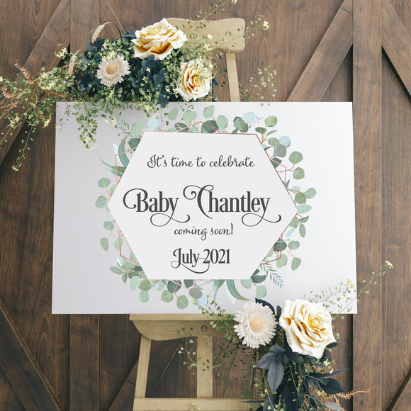 Eucalyptus Elegance Personalised Sign