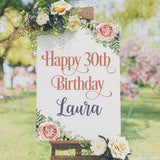Rose Corner Personalised Sign