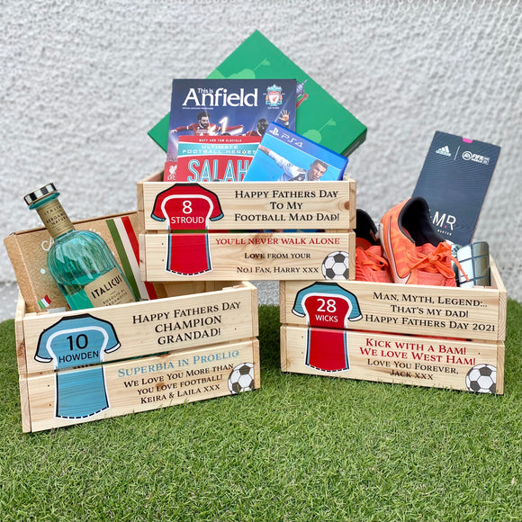 The Footballer - Personalised Father's Day Crate