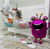 Personalised Unicorn Walking Friend Pet Balloon