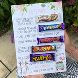 Bridesmaid Chocolate Board