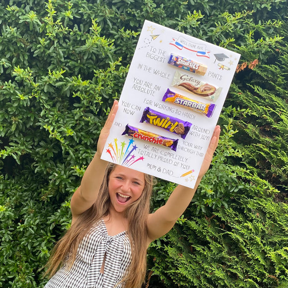 Exam Results Chocolate Board