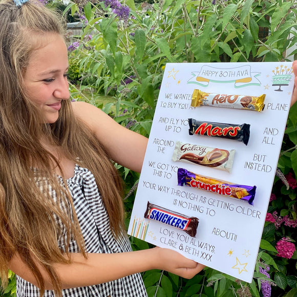 BIRTHDAY Chocolate Message Board