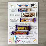 Exam Results Chocolate Board