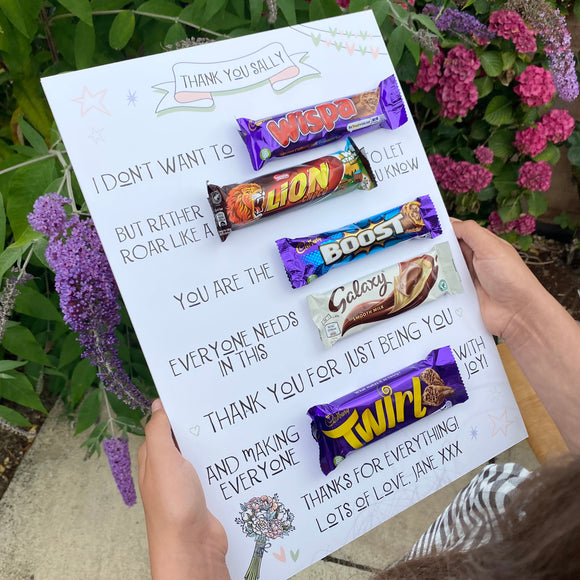 Thank You Chocolate Board