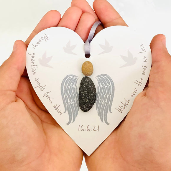 Personalised Memorial Remembrance Hanging Heart