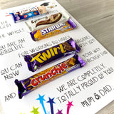 Exam Results Chocolate Board