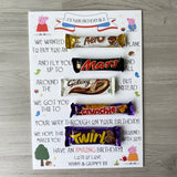 Kids Theme Chocolate Birthday Board