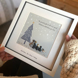 Christmas Family Pebble Picture