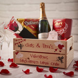 Personalised Valentines Crate Box