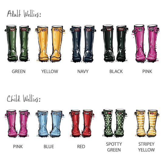 A4 Welly - Family.... like branches on a tree we all grow in different directions yet our roots remain as one
