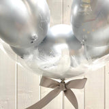 Personalised Large Gumball Feather Bubble Balloon