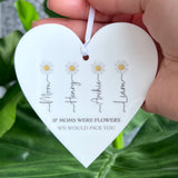Mothers Day Flower Hanging Heart Decoration