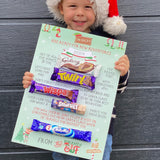 Elf Arrival Chocolate Board