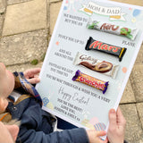 Personalised Easter Gift Chocolate Board