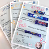 Personalised Easter Bunny Chocolate Board