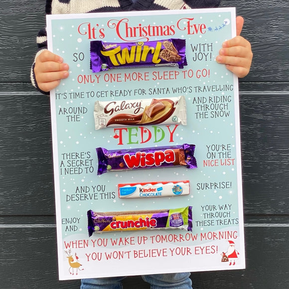 Christmas Eve Chocolate Board