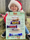 Elf Arrival Chocolate Board