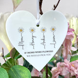 Mothers Day Flower Hanging Heart Decoration