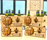 Personalised Father's Day Beer Crate with Bottle Opener